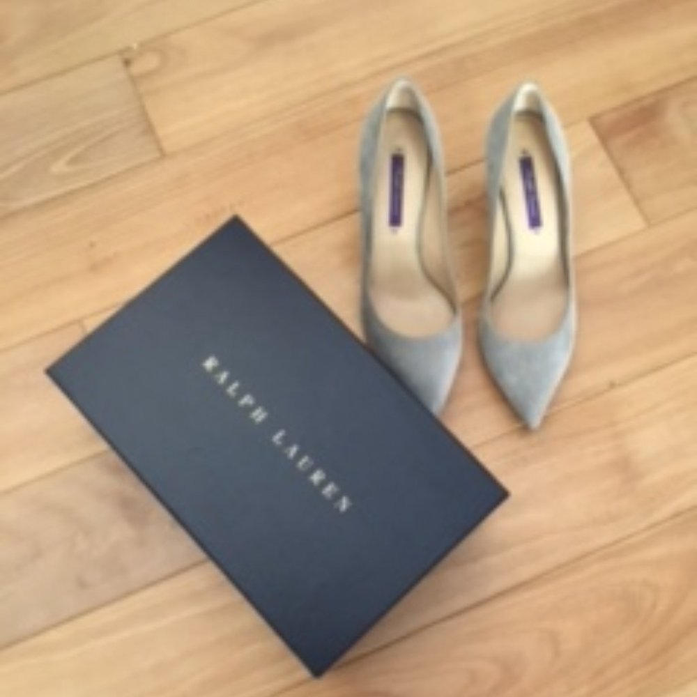 Ralph Lauren Purple Label Dinah point-toe pumps size 7.5 B  (38.5 Europe… - Picture 8 of 15